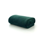Coco Touch Flannel Throw – Luxury 140x180cm Ultra Soft Blanket | 140cm x 180cm | Pine