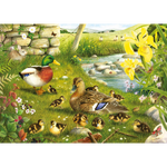 Ducks To Water - Big 500 Piece Jigsaw Puzzle For Adults, With Extra Large Pieces