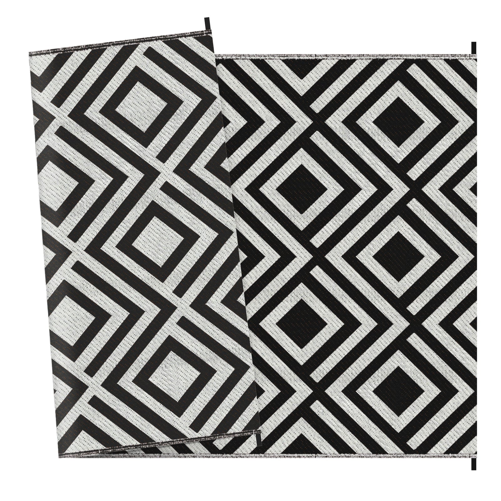 Reversible Rug W/ Carry Bag 182x274cm | White