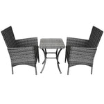 Rattan Bistro Set | Grey