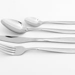 Cutlery Set Fork Spoon Anydate Pointed End | Set of 32 | Silver