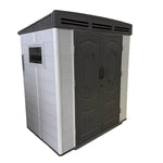 Indoor & Outdoor Living 6x4ft Plastic Shed With Window And Aluminium Structured Support
