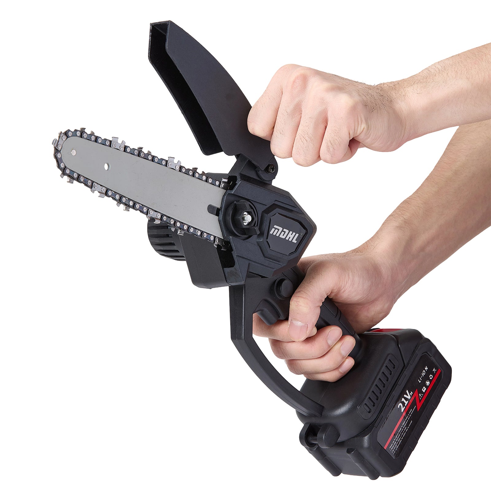 Breeins 8-inch Auto Oiling Cordless Electric Chainsaw Kit