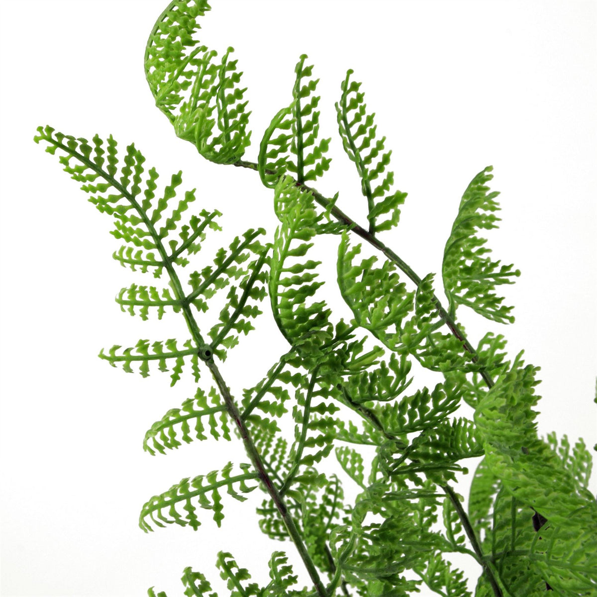 6 X 50cm Artificial Southern Wood Fern Bush Dark Green Plant