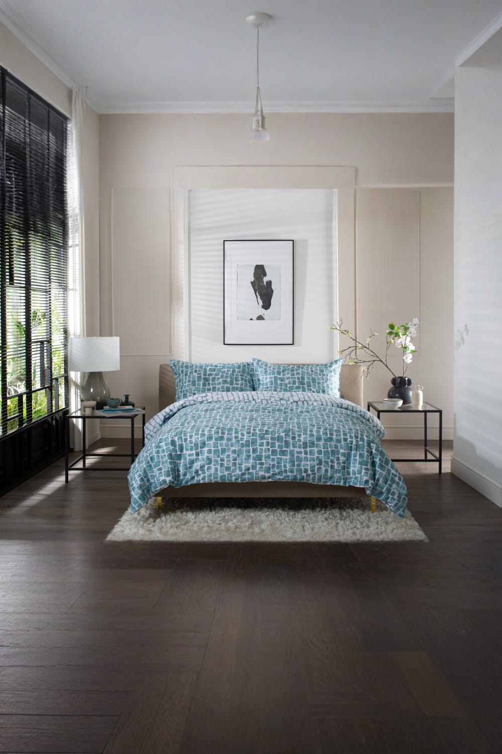 Tulle Extrasoft 100% Cotton Duvet Cover Set – Soft & Breathable Bedding | Double | Duck Egg