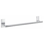 Polished Chrome Wall Mounted Towel Rail Bathroom Storage | 445mm Length | Polished Chrome