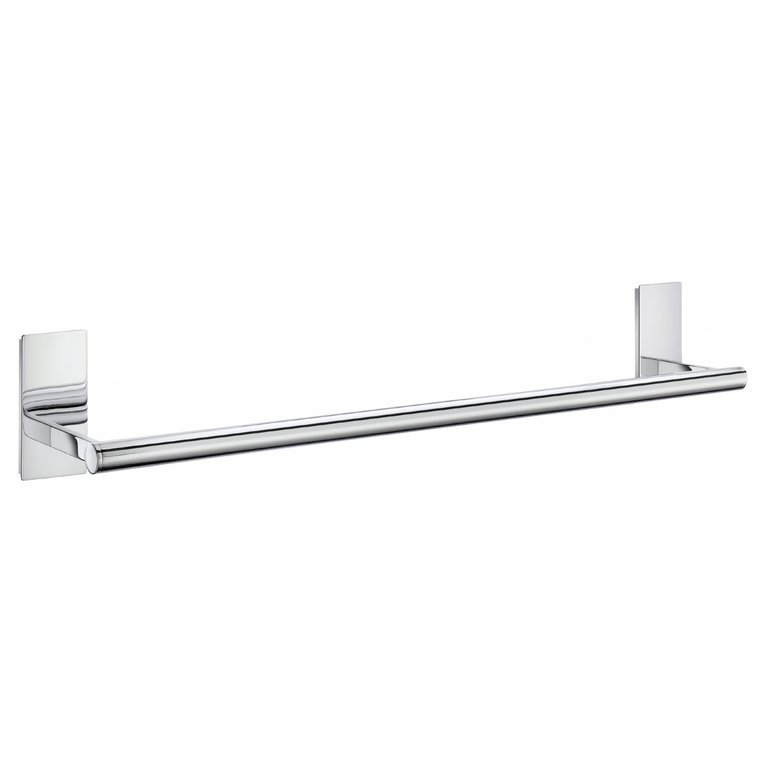 Polished Chrome Wall Mounted Towel Rail Bathroom Storage | 445mm Length | Polished Chrome
