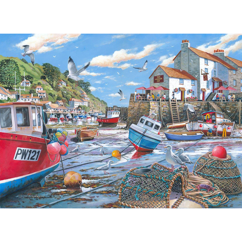 Low Tide - 1000 Piece Jigsaw Puzzle For Adults