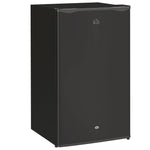91l Freestanding Under Counter Fridge Silver With Lock | One Size | Black