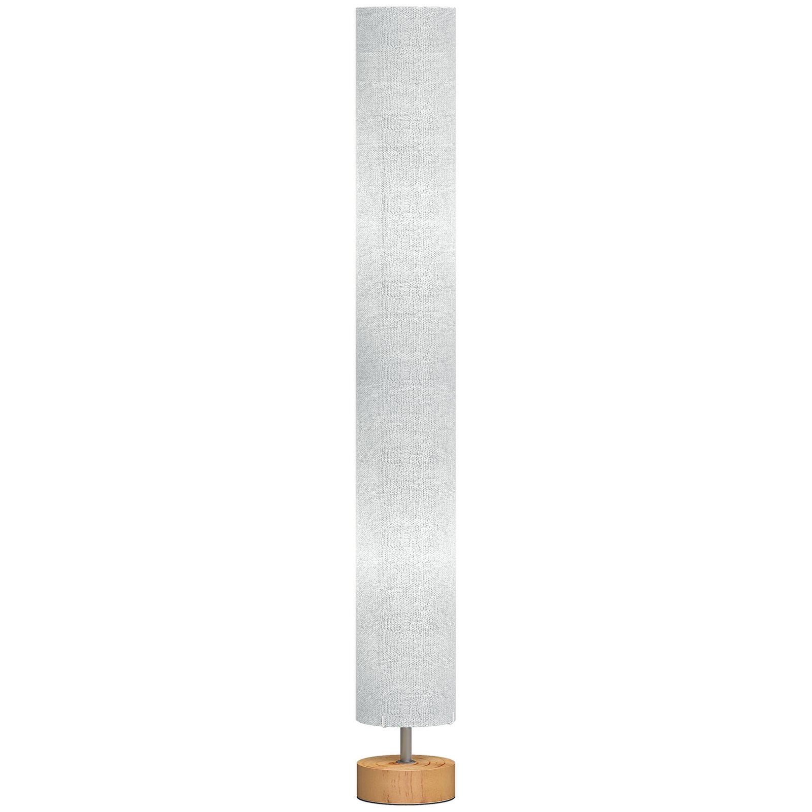HOMCOM Led Floor Lamp With 3000k/4500k/6500k Colour Temperatures, Grey