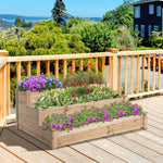 470l Wooden Garden Bed 3-tier Planter Kit