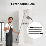 Paint Roller Set 5-wheel Tray Extendable Pole For Walls 13pcs