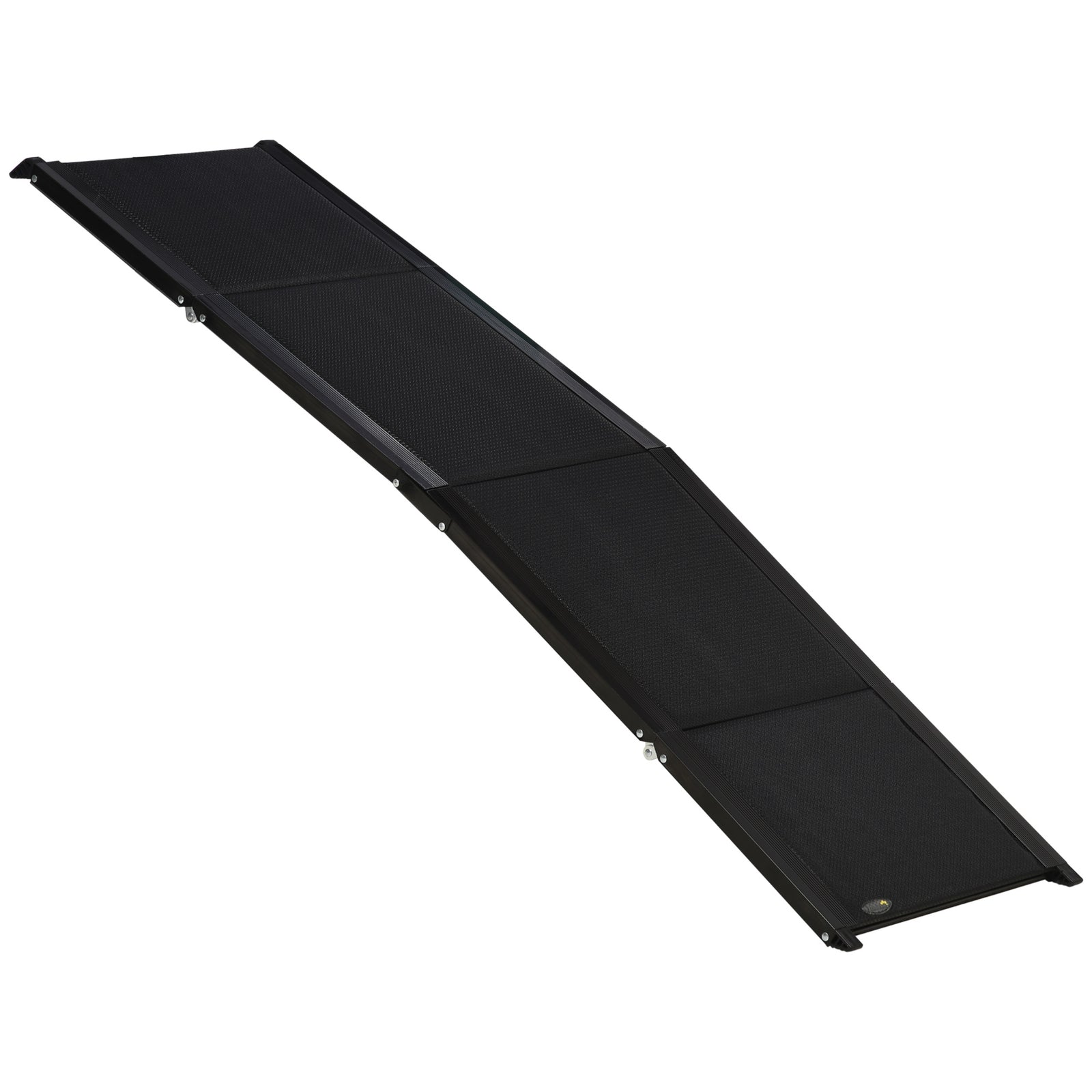 Pawhut Folding Dog Ramp For Xl Dogs W/ Non-slip Surface, Portable Car Pet Ramp
