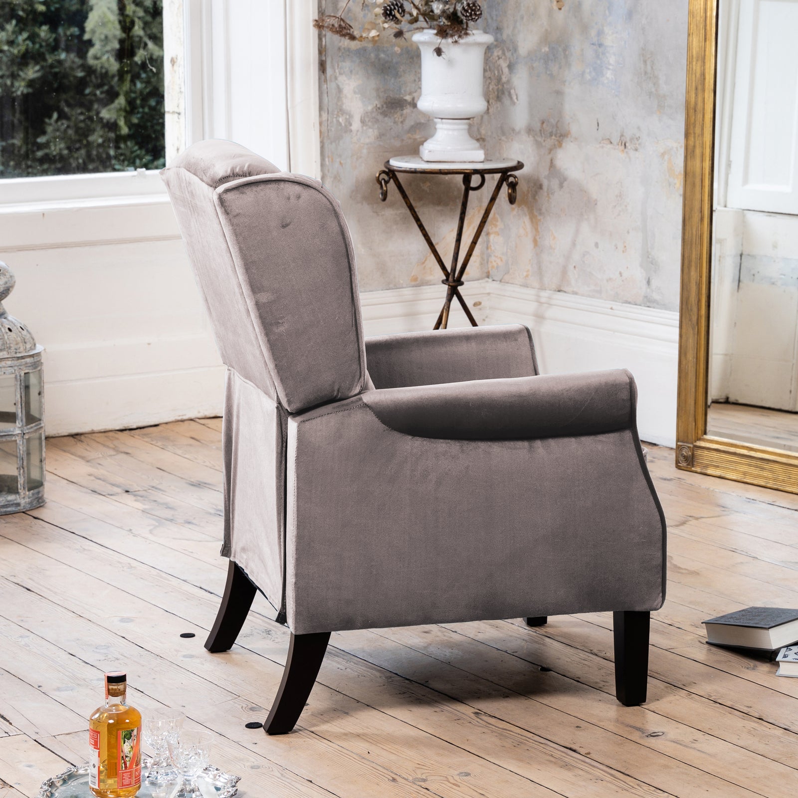 Barksdale Recliner Armchair | Grey
