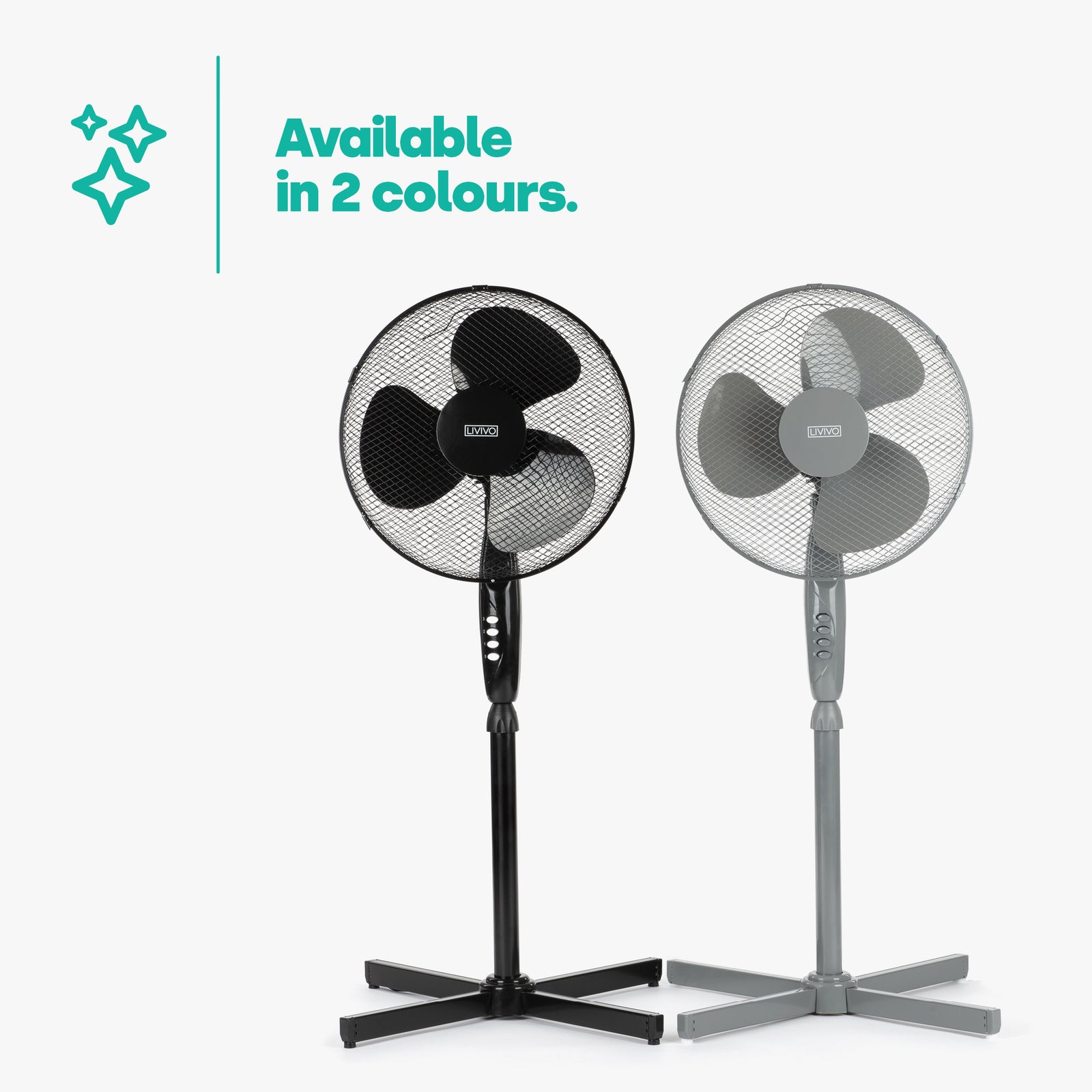 16" Pedestal Fan - Black