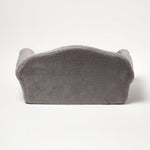 Plush Fold Out Sofa Pet Bed | Large | Grey