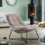 Merced Fabric Accent Chair | Silver