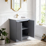 Breeins Bathroom Vanity With Integrated Basin