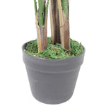 130cm Artificial Areca Palm Tree Extra Large With Silver Planter