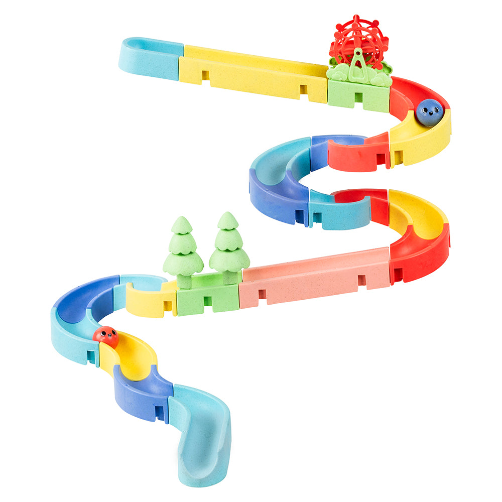 35 Piece Eco-friend Marble Waterslide, Bath Toy