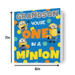 Despicable Me Grandson Birthday Card Official Product