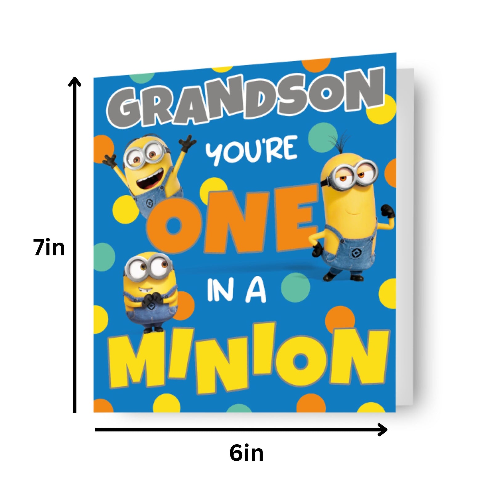 Despicable Me Grandson Birthday Card Official Product