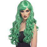 Desire Long Curly Wig With Fringe | Green