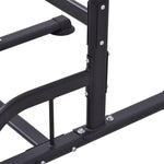 Height Adjustable Power Tower Pull Up Bar For Home Gym | Black