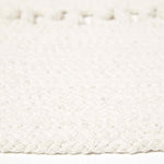 Crochet Braided Round Rug | 150cm | Natural