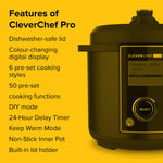 CleverChef Pro - Digital Pressure & Multi-function Cooker 5.7L | 5.7l