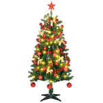 5/6ft Decorated Christmas Tree, Led, Auto Open | 5ft | Green