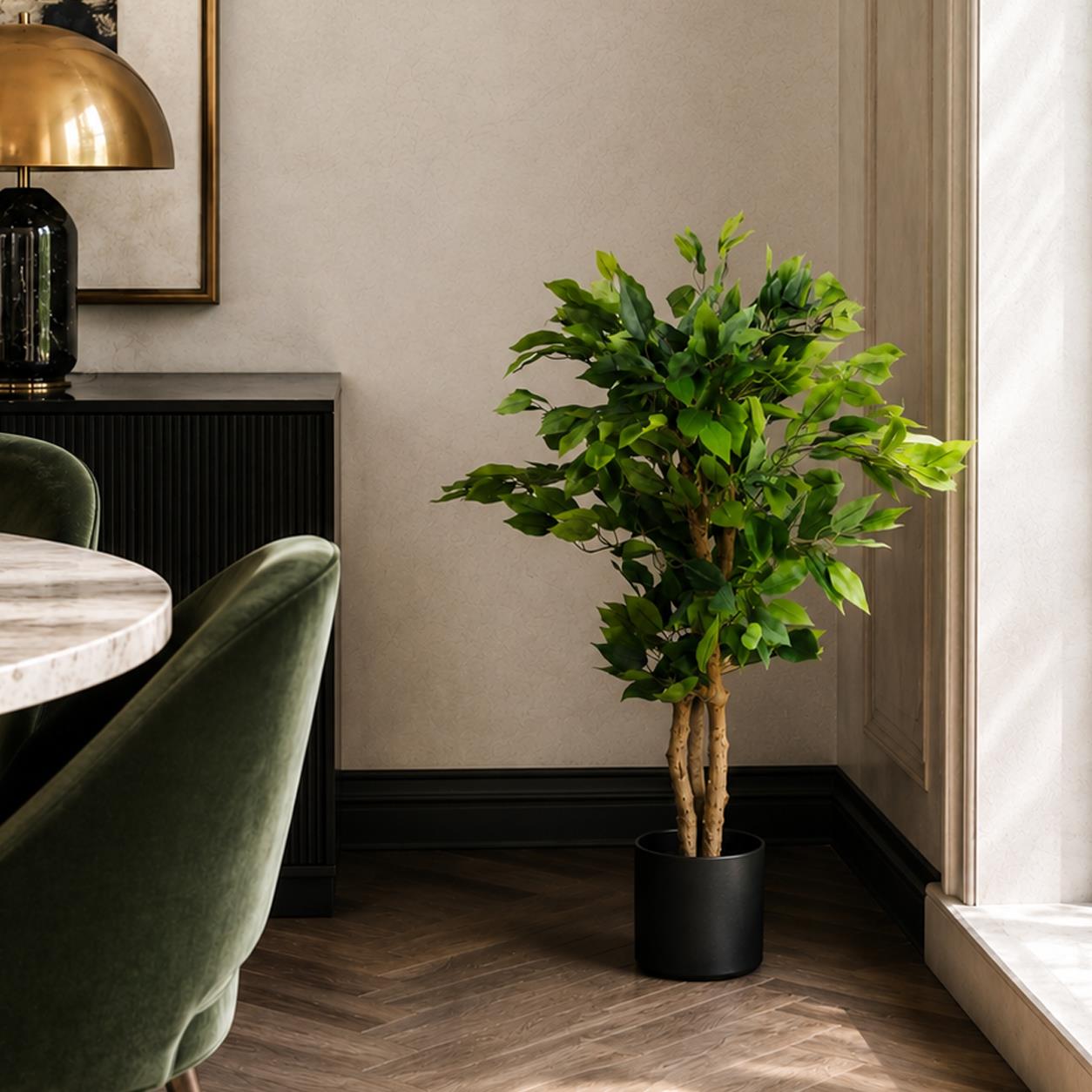 90cm  Realistic Artificial Ficus Tree / Plant