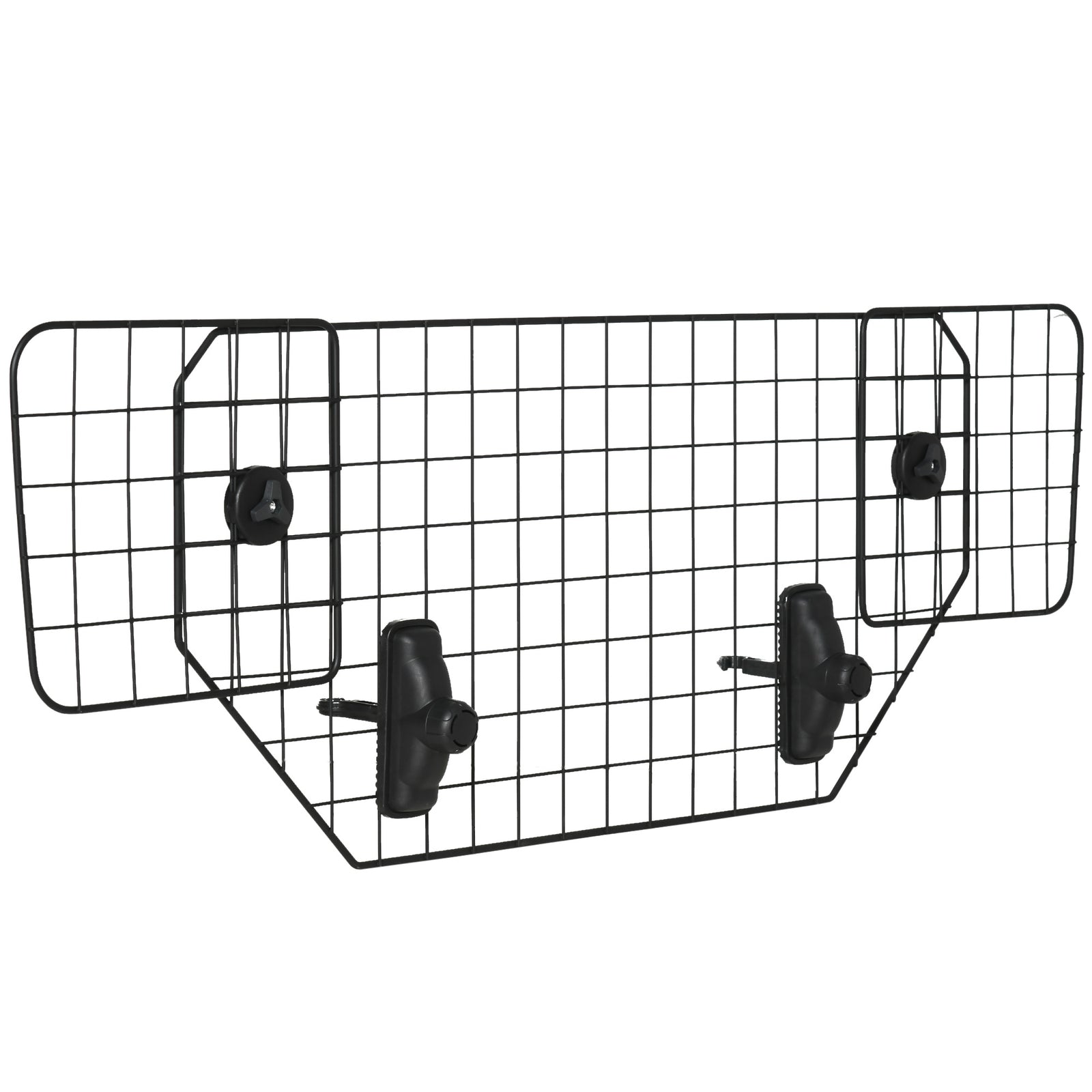 Pawhut Car Dog Guard Mesh Boot Barrier Pet Headrest Travel, 90-120w X 40.5h Cm
