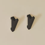 Towel Hook Coat Hook 2 Pcs Wall Guide Fits Alife Collection | Matte Black