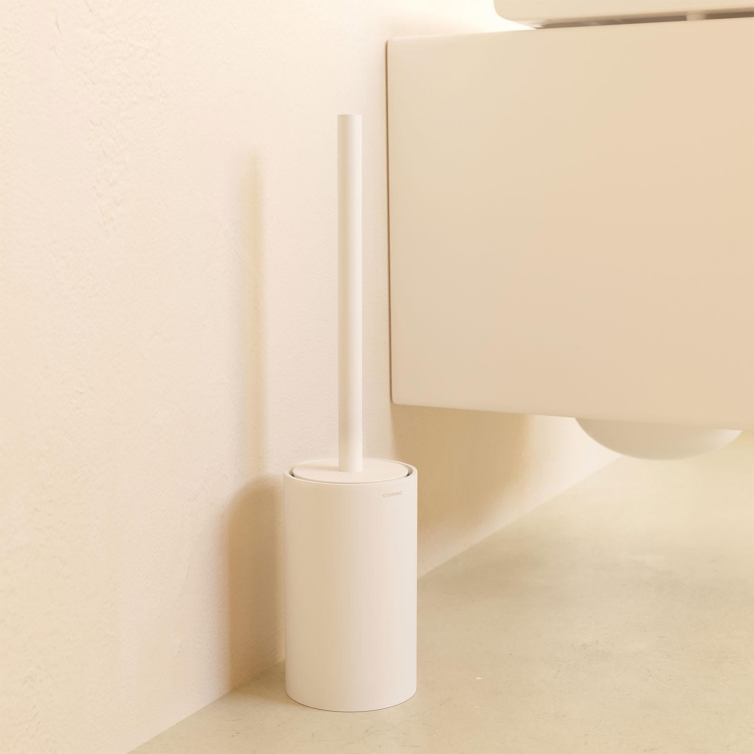 Toilet Brush, Free-standing, Matt White, Architect S+ Collection