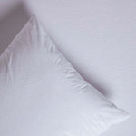 Terry Towelling Waterproof Pillow Protectors, Pack Of 4 | 80cm x 80cm | White
