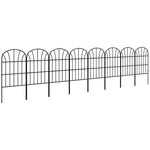 Fencing Panels 24in X 8.7ft Bed Border, Metal