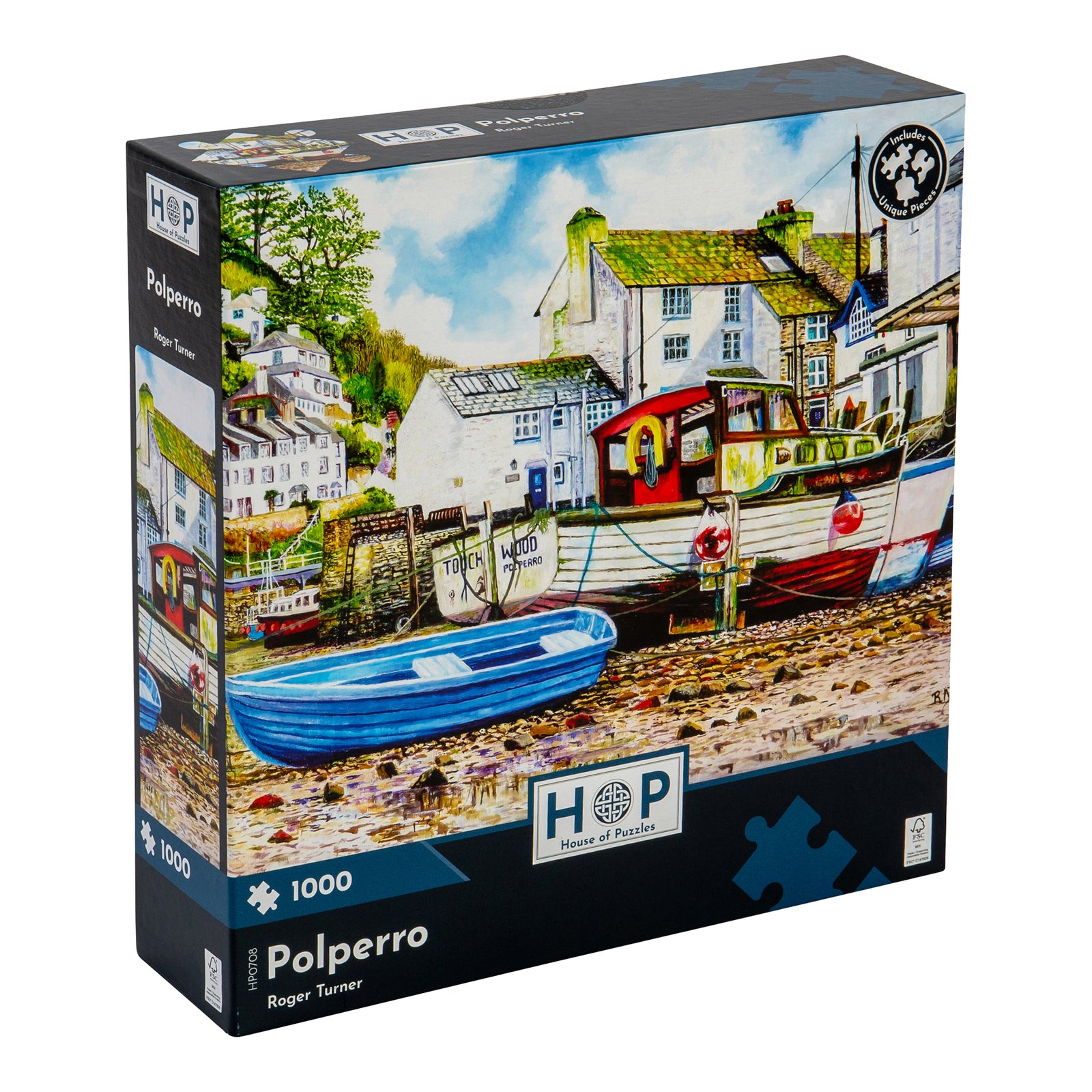 Polperro Jigsaw - 1000 Piece Jigsaw Puzzle For Adults