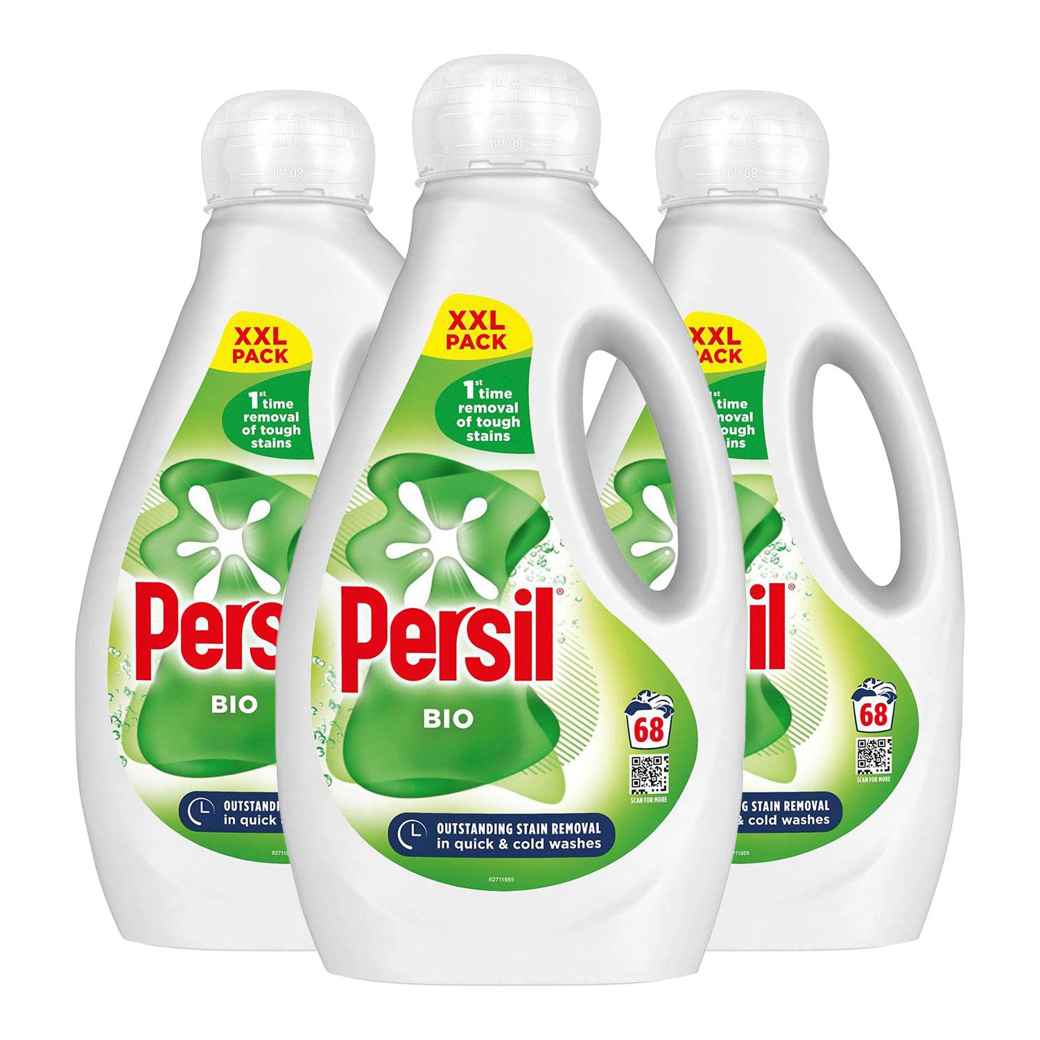 Xxl Washing Liquid Detergent Bio Stain Removal 68 Washes 1.836L | Set-of-3