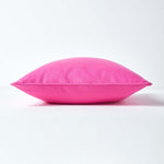 Cotton Plain Cushion Cover | 45cm x 45cm | Cerise pink