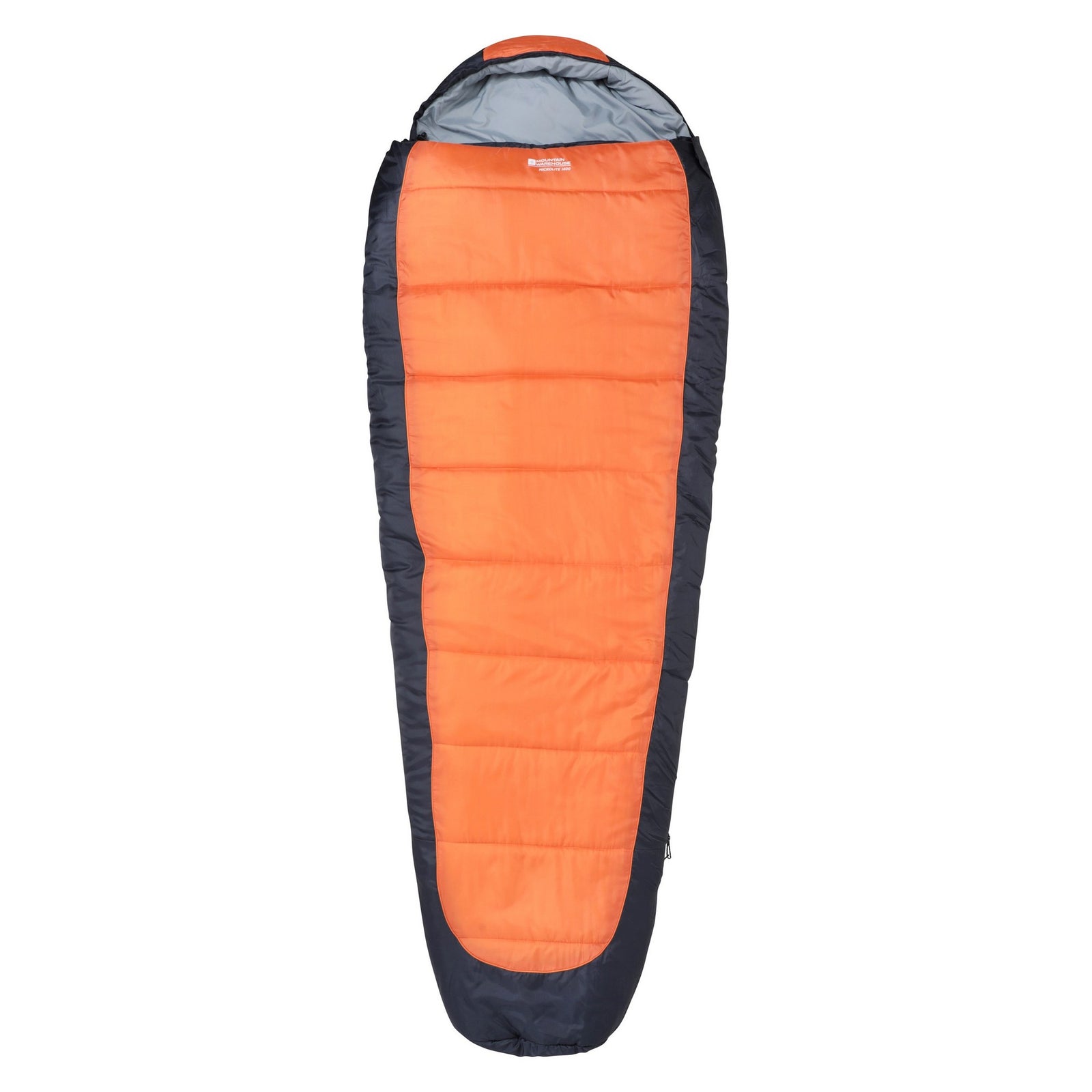 Left Zip Microlite 1400 Winter Mummy Sleeping Bag | 200cm | Orange