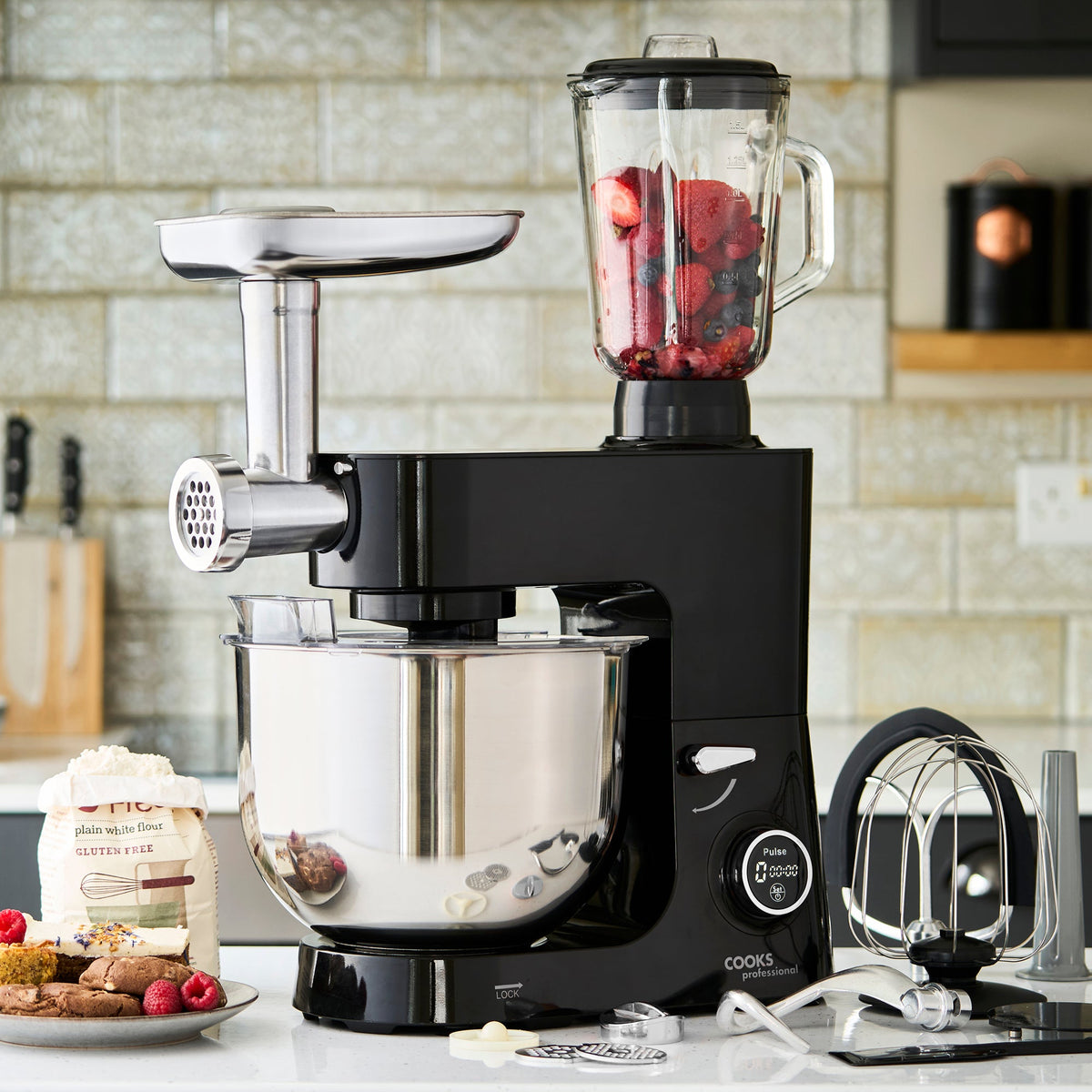 Cooks Professional Multifunction 8l Digital Stand Mixer