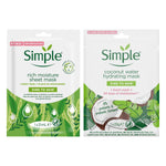 Face Sheet Mask Bundle Hydrating Coconut Water+rich Moisture | Set of 10