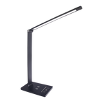 Vario Designer Desk Lamp Wireless Phone Charging Adjustable Dimmable Great For Home Office | Black