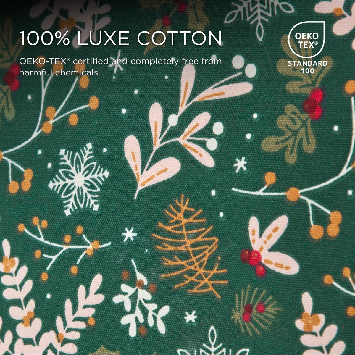 Festive Forest Green Christmas Apron