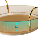 Round Rotating Organizer For Cosmetics And Skincare