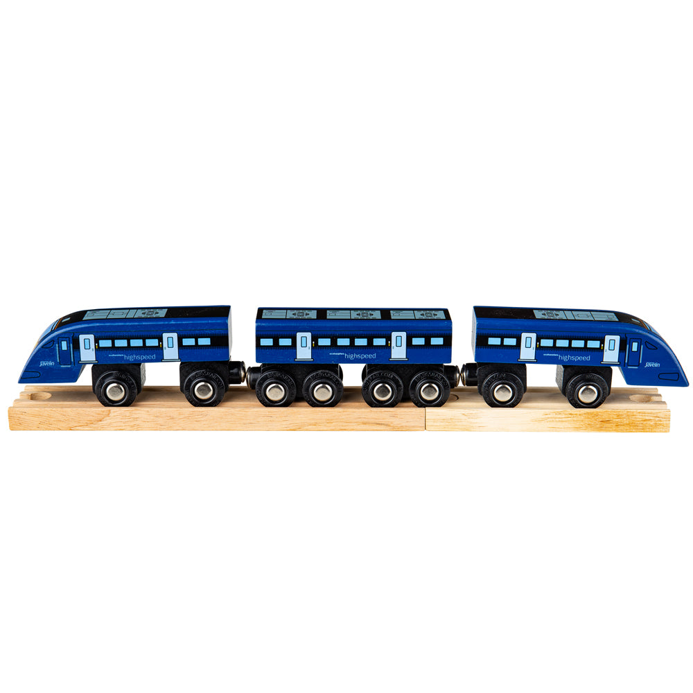 Wooden Replica of the High Speed 1 Train