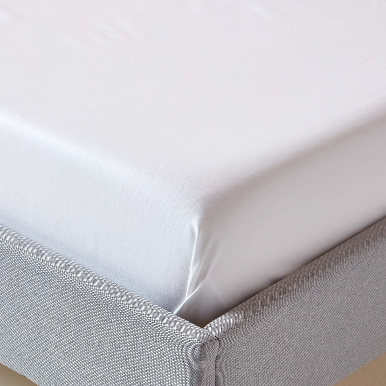 Organic Cotton Flat Sheet 400 Tc | Super King | White