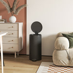 Kitchen Bin, 30 Litre Pedal Rubbish Bin With Removable Bucket | Black