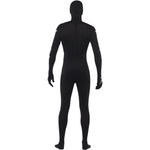 Skeleton Second Skin Costume, Black | Small
